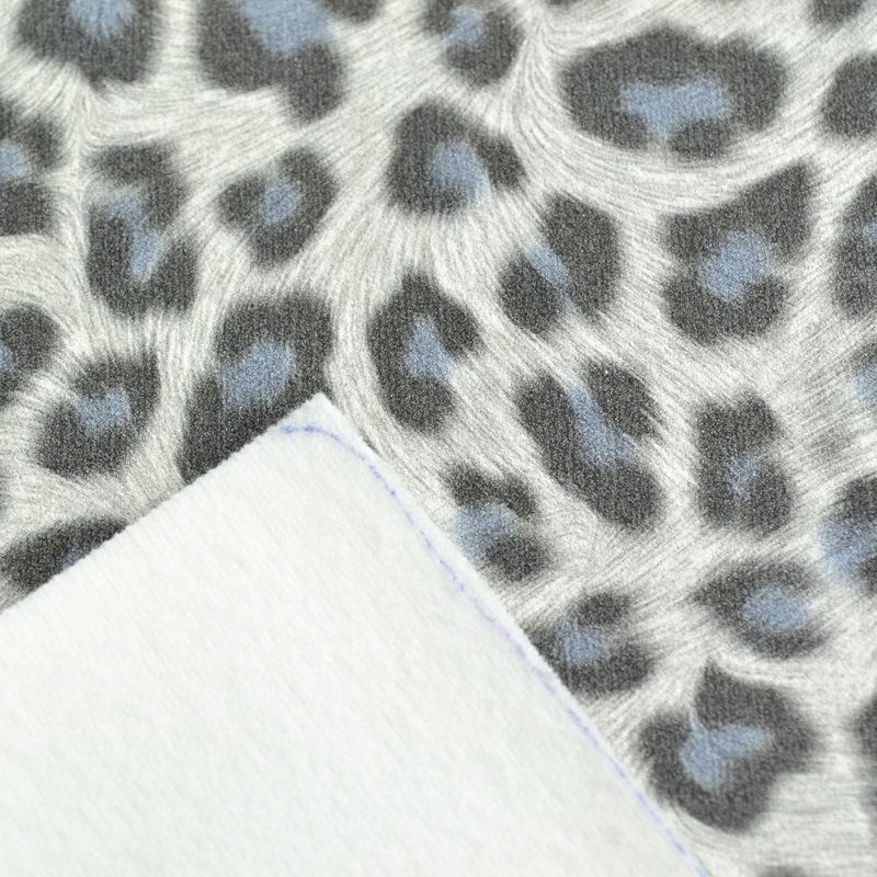 Leopard PU Yanbuck Leather (HD2013-57-1)