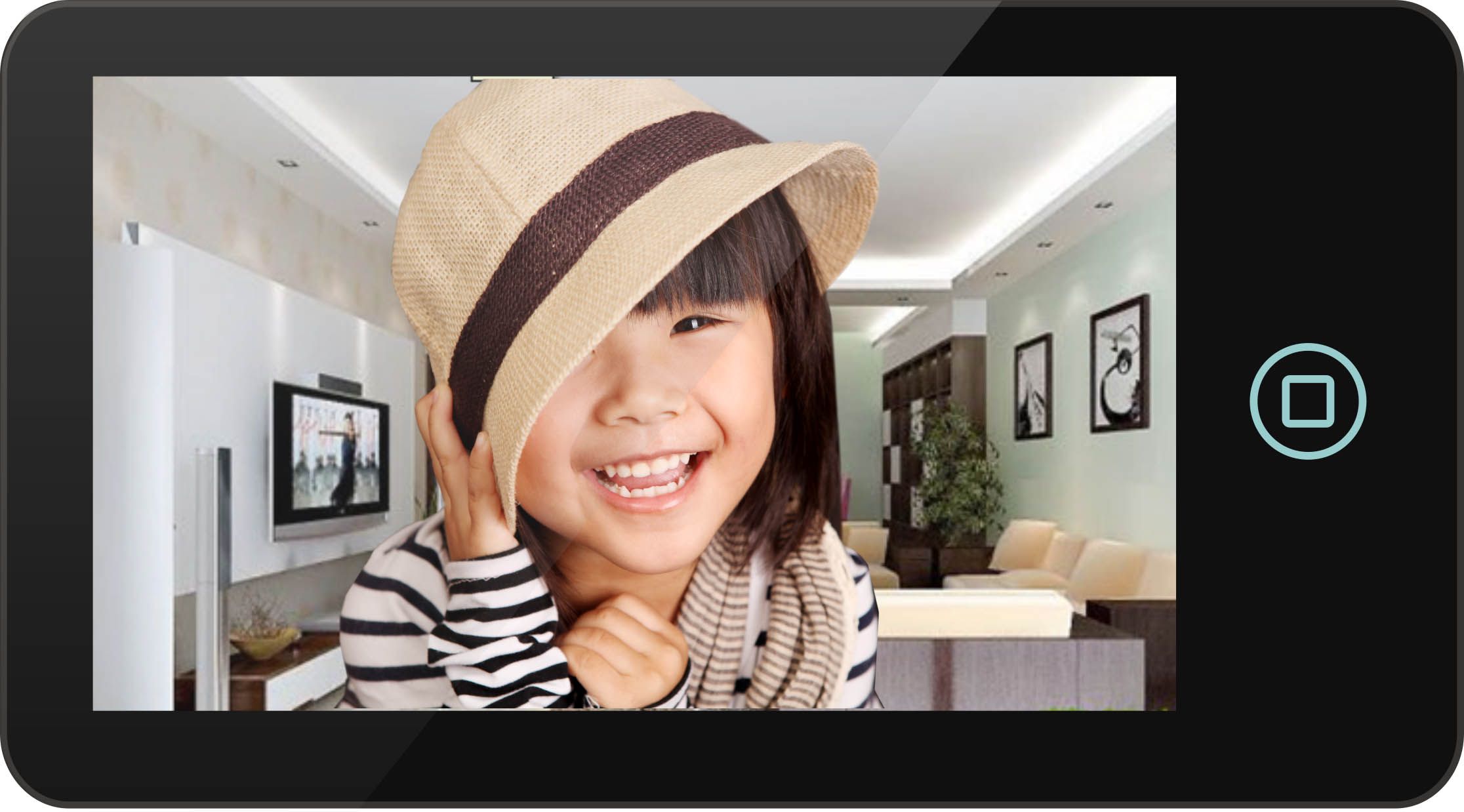 Video Phone Intercom Home Security with Touch Screen (M2107DCC)