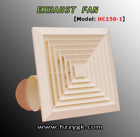 Zhejiang Manufacture Plastic Exhaust Fan Ceiling Fan 4 Inch Ventilation Fan (HC150-1)