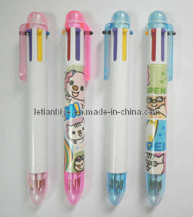 6 in 1 Pen, Multicolor Pen as Stationery (LT-C291)
