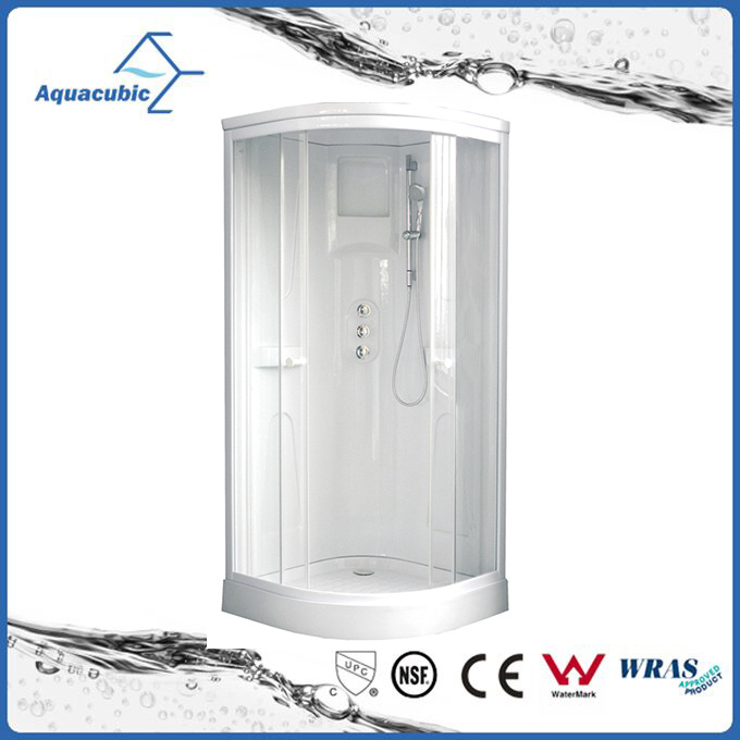 Transparent Glass Sliding Door Sector Shower Tray Shower Room (AS2354A)