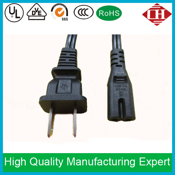 Black Color 1.2m Power Cable for USA Market
