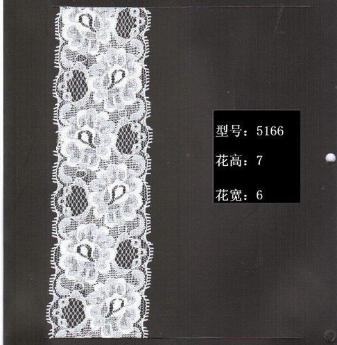 6cm Lastest Raschel Elastic Lace (carry OEKO-Certification XXL5166)