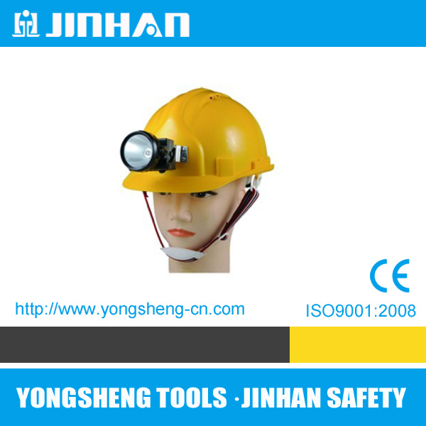 Jinhan Popular Miner Cap Lamp Helmet with Headlight (W-048Y)