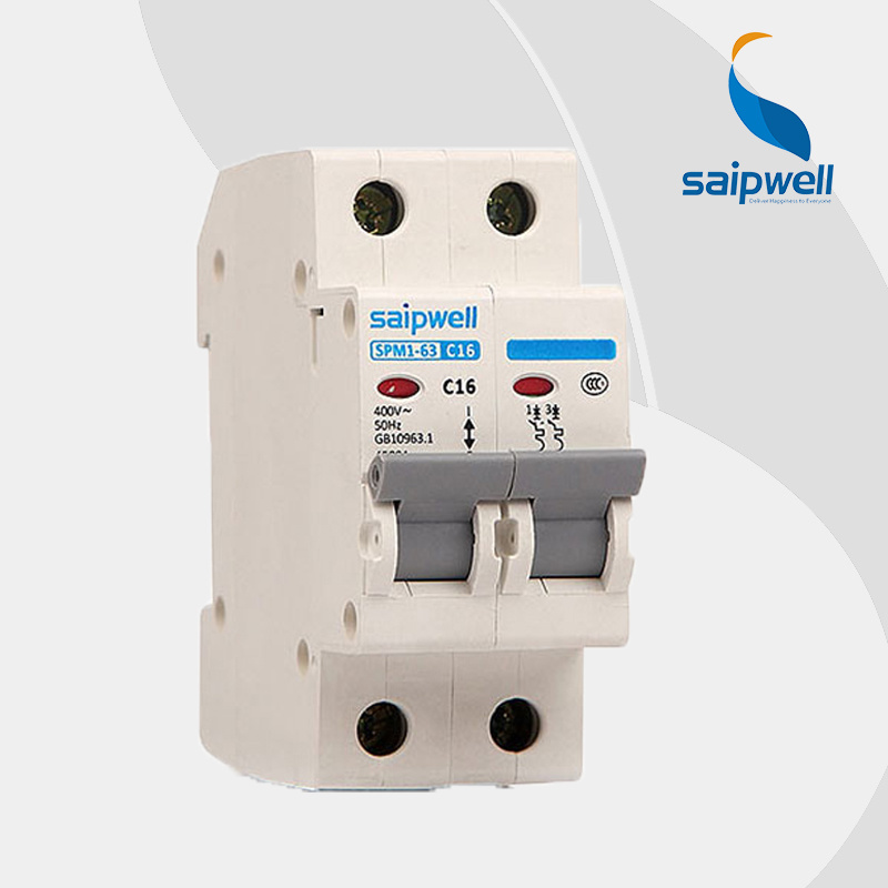 Factory Direct Supply Saipwell Residual Current Circuit Breaker (SPM1-2-63C16)