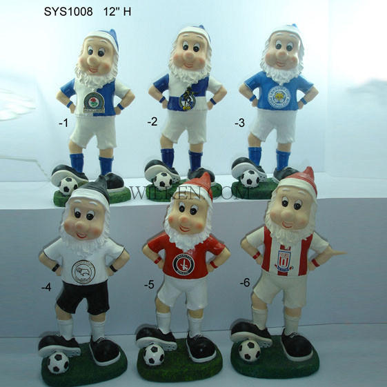 Handmade Resin Football Gnome Sports Souvenir for Sale