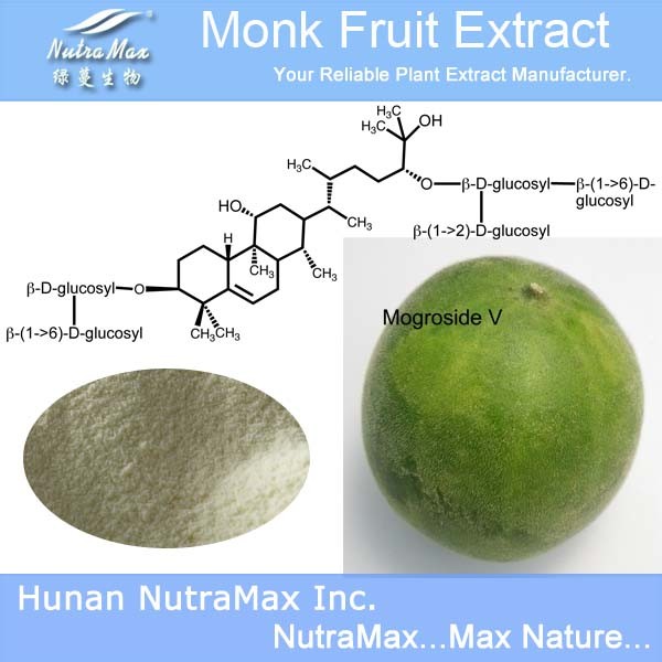 Monk Fruit Extract 80%-95% Mogrosides 25%-50% Mogroside V