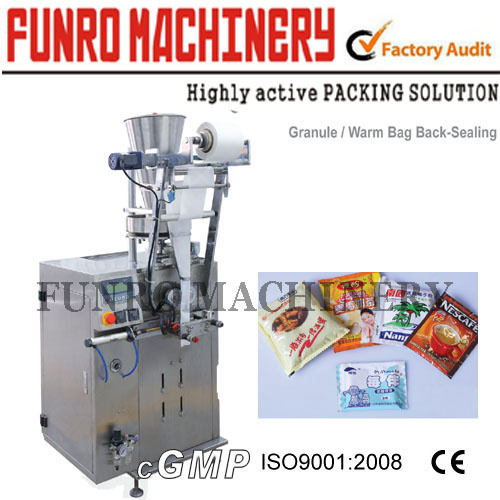 Vertical Pouch Filling Sealing Machine, Back Seal Bag Filling Machine