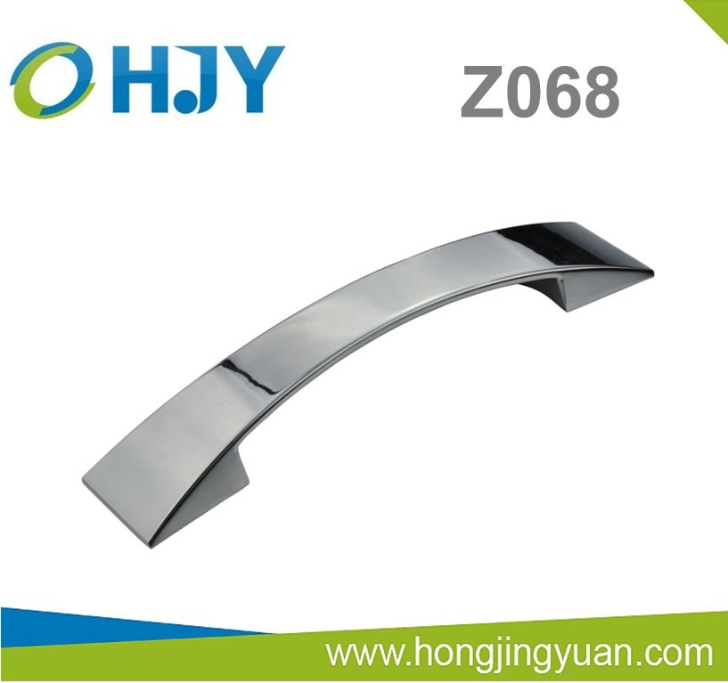 Modern Chrome Plated Zinc Alloy Kitchen Cabinet Pull Handle