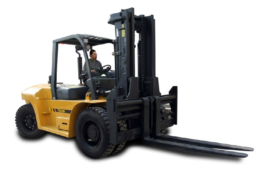 New 10.0t Diesel Forklift with Optional Isuzu 6bg1 Engine