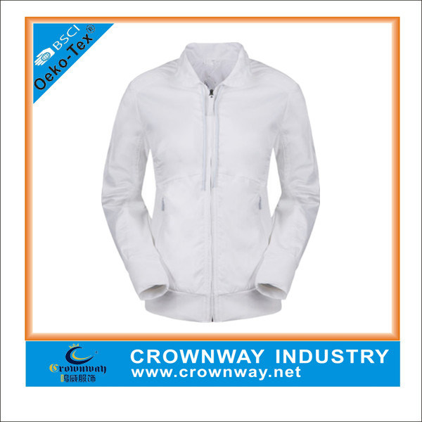 China Wholesale Women Golf Jackets, White Waterproof Jackets