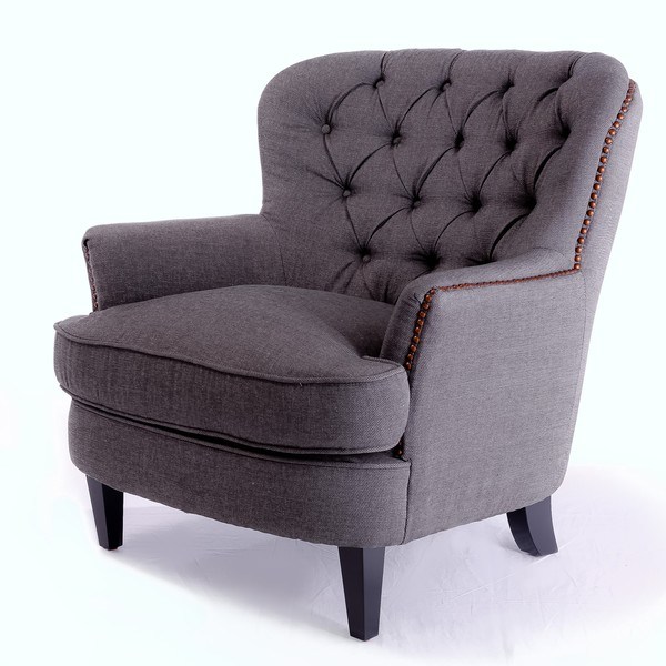 Linen Fabric Modern Accent Chair Club Chair (WGK8040)