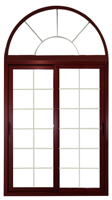 Double Panels Sliding Door with Arc