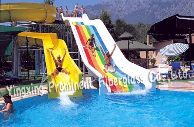 Fashion Design Colorful Fiberglass Slide