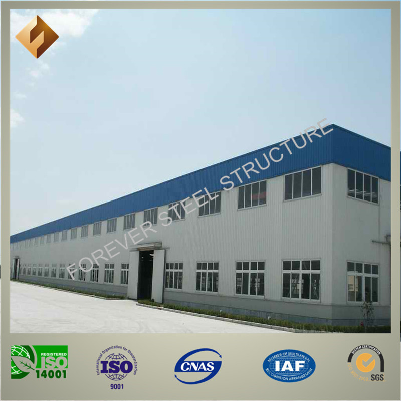 Low-Cost and Practical Steel Structure for Workshop