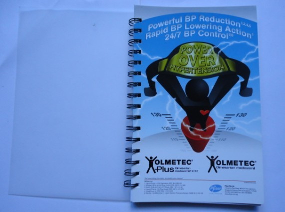 PP and Coated Paper Cover Notebook (HM-062)