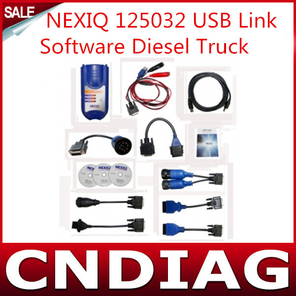Nexiq 125032 USB Link + Software Diesel Truck Interface and Software with All Installers