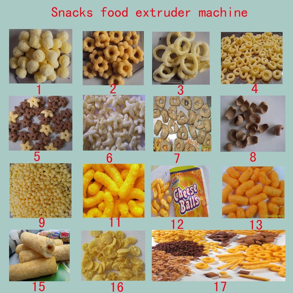 Puffed Corn Snacks Processing Line
