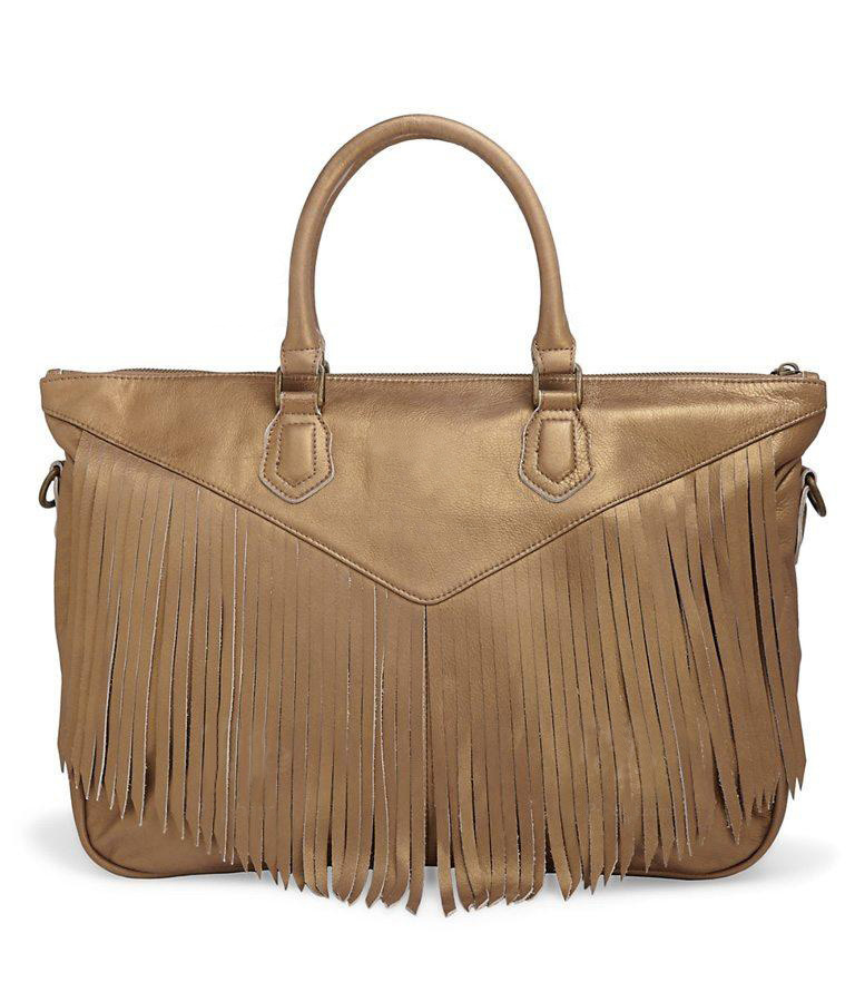 Cover Fringe Fashion Leather Handbag (LDO-15020)