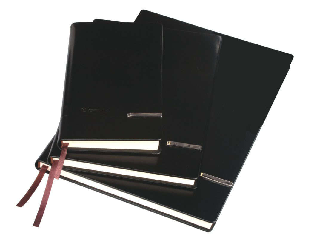 Spiral Binding Notebook with Black PU Hardcover