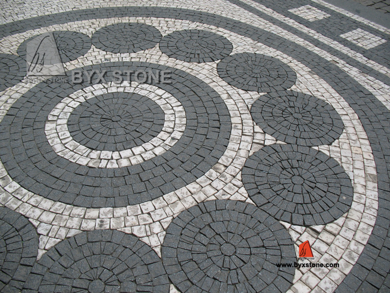 Landscape Granite Cobblestone / Paving Stone for Driveway and Garden Path