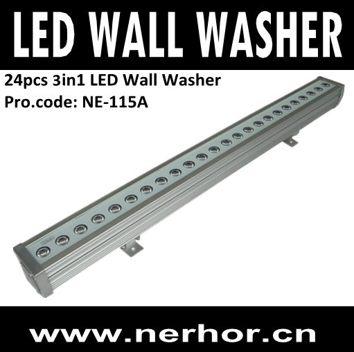 LED Wall Washer with 24PCS Tri Color / 3in1 LEDs Used as Beam Bar (NE-115A)