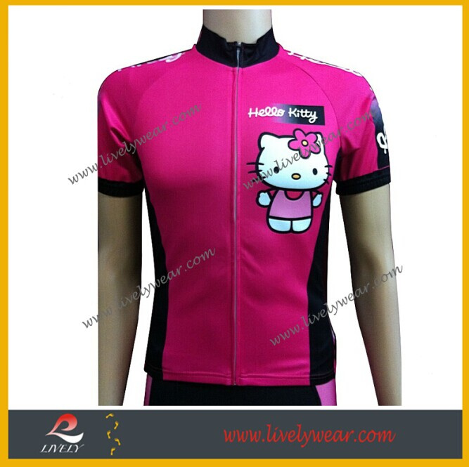 Customized Design 100% Polyester Bicycle Jerseys