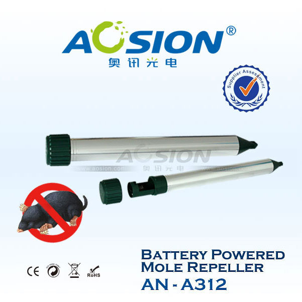 Battery Operated Aluminum Pipe Mole Repeller