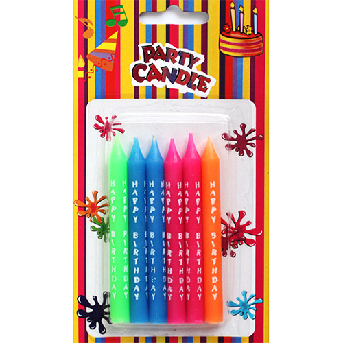 Multi-Colored Birthday Candles (SYC0042)