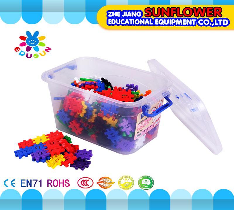 Building Blocks Toys Intellectual Toys, Numbers Shape Design Plastic Educational Toys for Kids