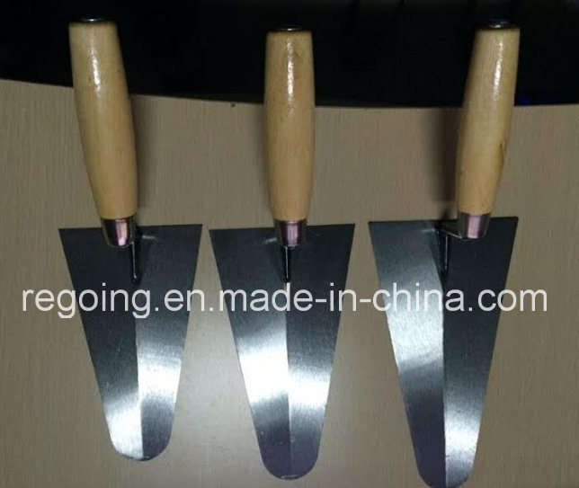 Wood Handle and Carbon Steel Bricklaying Trowel