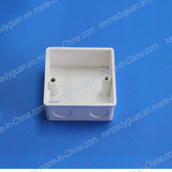 One Gang Square Electrical PVC Switch Box