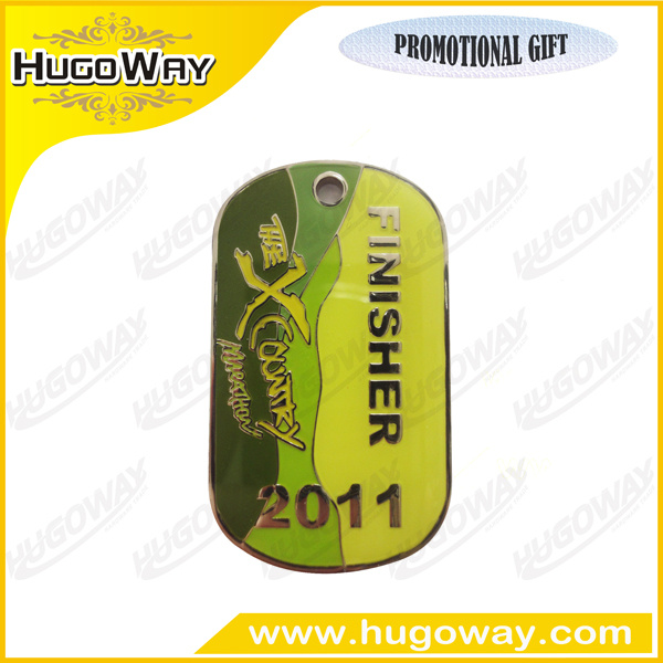 Imitation Enamel with Embossed Words Dog Tag