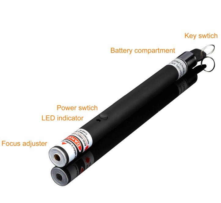 400mw 808nm Infrared Laser Pointer Pen with 3-Directions Key Switch
