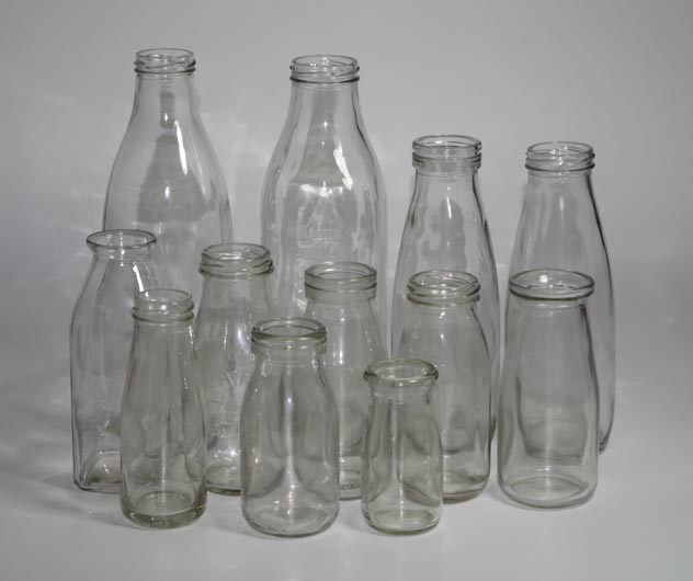 Xuzhou 500ml 1000ml Empty Recycled Glass Juice Bottle Glass Milk Bottle