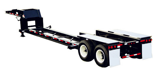 Special Lowbed Semi Trailer with 2 Axle