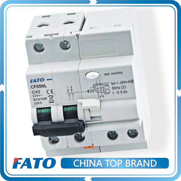 C65L Series 2p RCD-MCB Combinations Earth Leakage Circuit Breaker