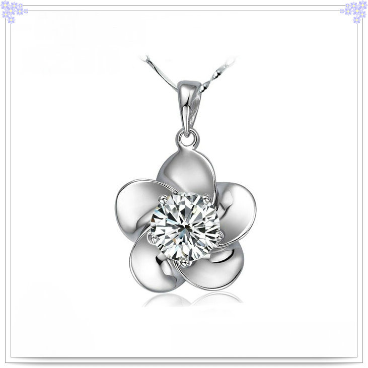 Fashion Jewellery Crystal Necklace 925 Sterling Silver Jewelry (NC0020)