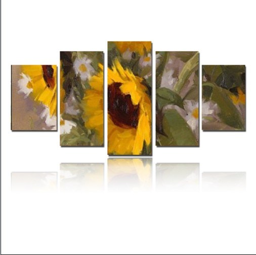 Sunflower 5PCS in Set Oil Painting
