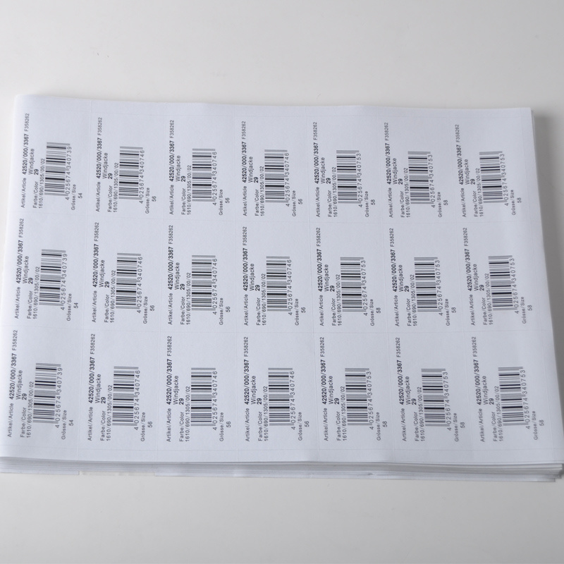 Cheap Price Custom Self Adhesive Sticker Paper Label