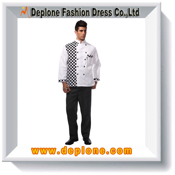 Fit Chef Coat Custom Made Chef Uniform (CF314)