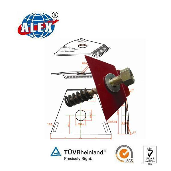Elastic Tension Clamp for Railroad