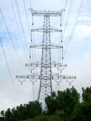 500kv Hybrid Power Transmission Line Tower