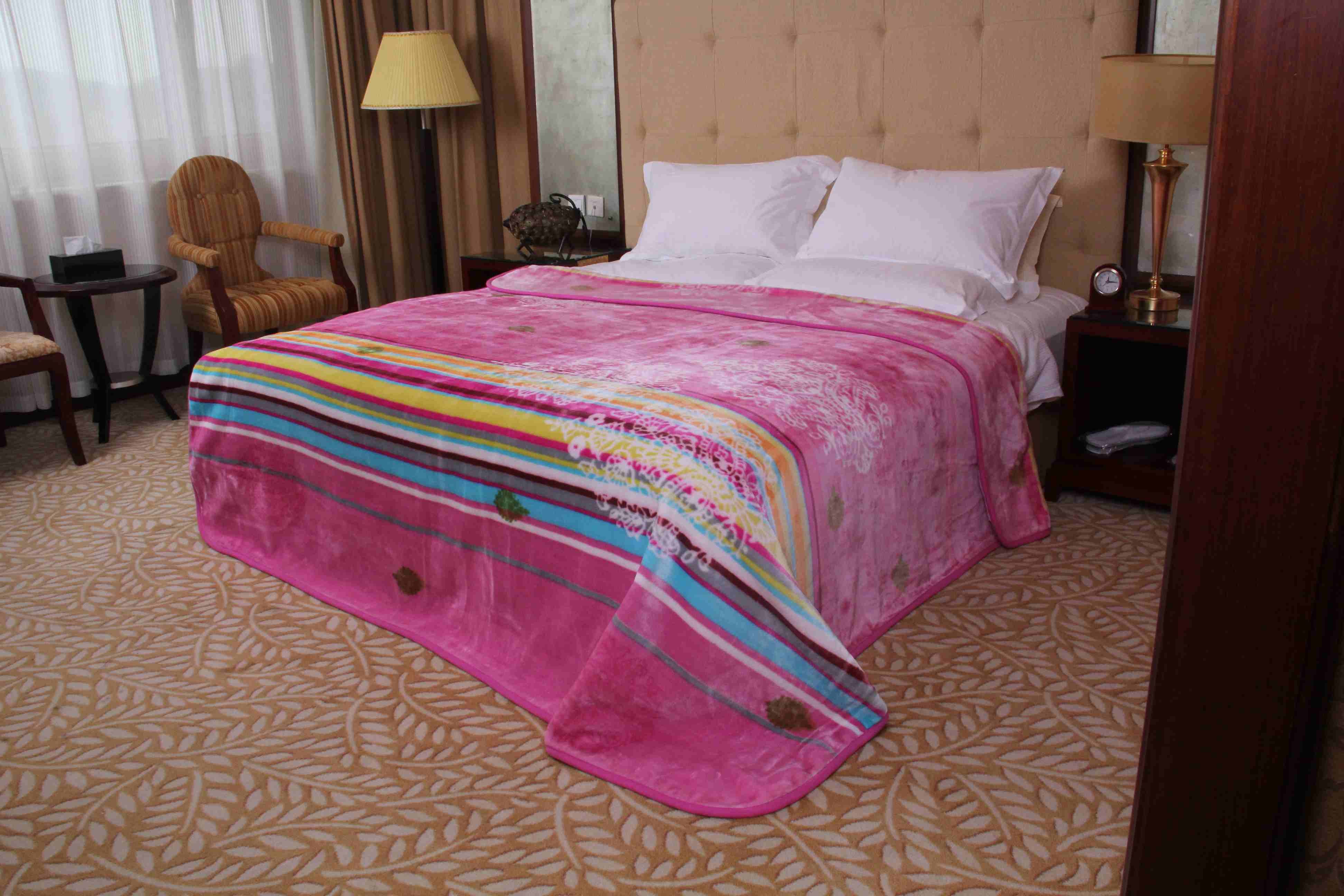 Raschel Printing Polyester Blanket (MQ-LAPB010)