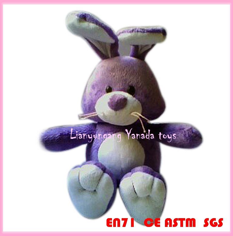 Purple Stuffed Rabbit Plush Toys