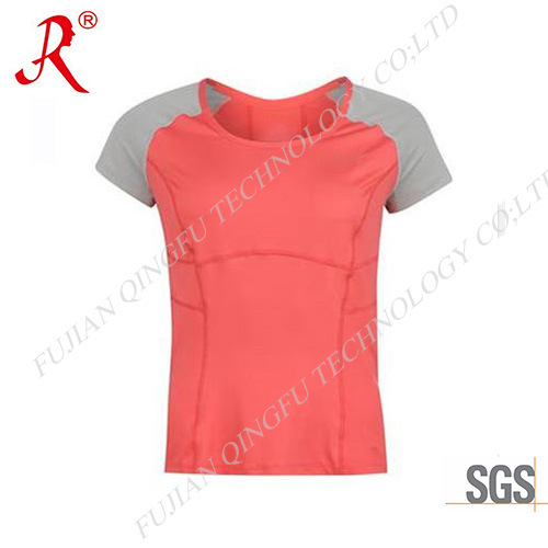 Suitable Custom Fit Sport T-Shirt for Outdoor Sport (QF-S166)