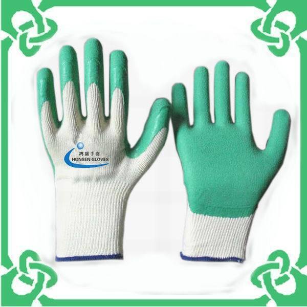 Foamy Latex Coated Work Glove for Safe Working