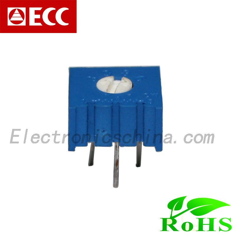 Ceramic Base 8.8mm Semi-Fixed Potentiometer