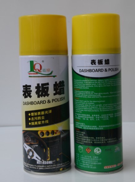 Lanqiong Car Care Products Dashboard Polish, Dashborad Wax Spray 450ml