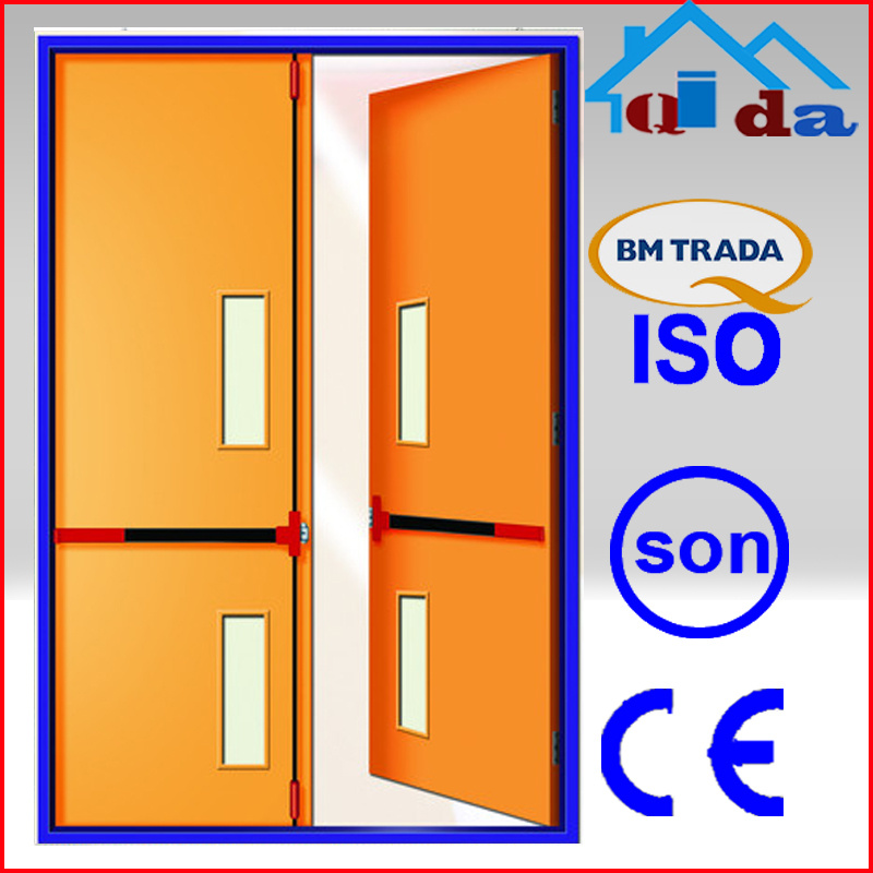 Push Bar Fire Exit Door with Windows